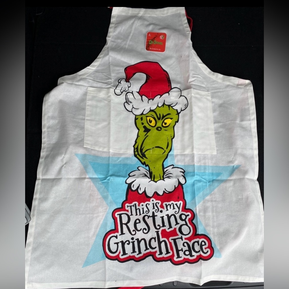 New Grinch Apron